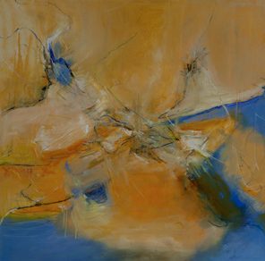 1010 Exhibition, Aerial, Oil on canvas