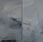 1010 Exhibition, Grey Mist, Oil on canvas