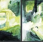Kelman Exhibition 2, Whispering Palms, Oil on canvas