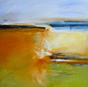 Colour And Earth, East West, Oil on canvas