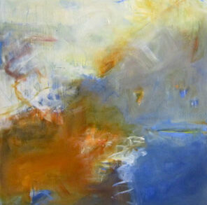 A Selection Of Images From Travelling North, Windstorm, Oil on canvas